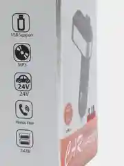 Черный автомобильный FM-трансмиттер, Bluetooth 5.0, USB, громкая связь