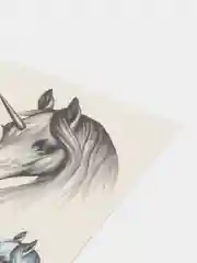 Алый временная татуировка, 10,5 х 6 см