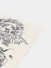 Тёмно-коричневый временная татуировка, 10,5 х 6 см