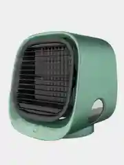 Зеленый кондиционер-увлажнитель воздуха Air Cooler, портативный, мини, 3 в 1