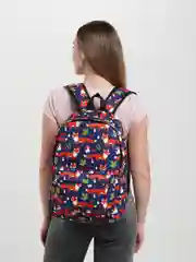 Багровый рюкзак универсальный, ранец для школьника