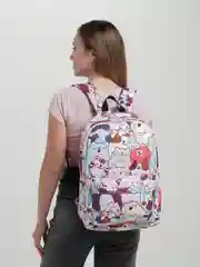 Бордовый рюкзак универсальный, ранец для школьника