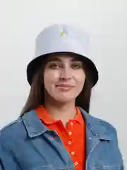 Белый панама двусторонняя