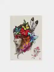 Вишнёвый временная переводная татуировка, 150 x 210 мм