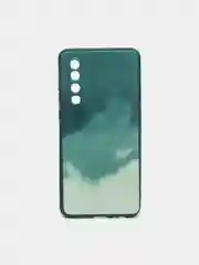 Зеленый чехол для Huawei P30 / P30 Pro акварель