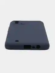 Темно-синий чехол для Realme C20/C11 (2021) силиконовый матовый однотонный