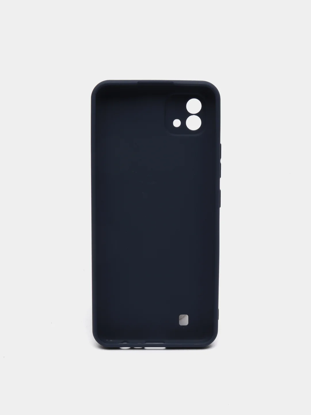 Темно-синий чехол для Realme C20/C11 (2021) силиконовый матовый однотонный