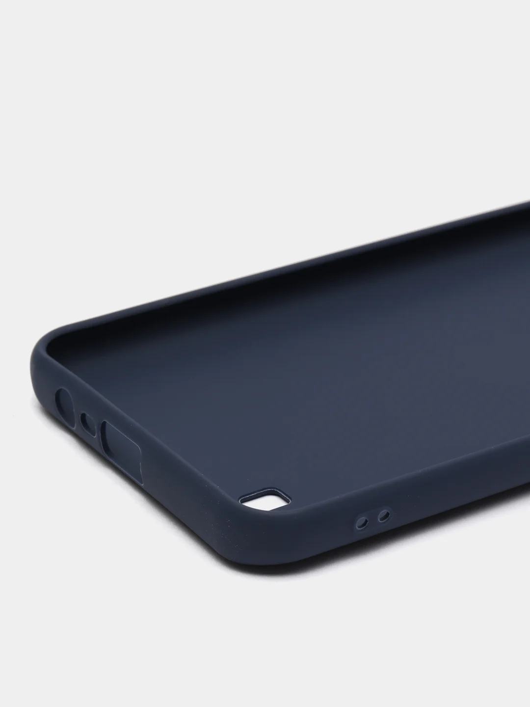 Темно-синий чехол для Realme C20/C11 (2021) силиконовый матовый однотонный