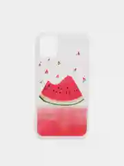 Кораллово-розовый чехол для iPhone 11, 12/12Pro Frutti