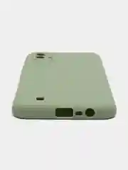 Оливковый чехол для Realme C20/C11 (2021) силиконовый матовый однотонный