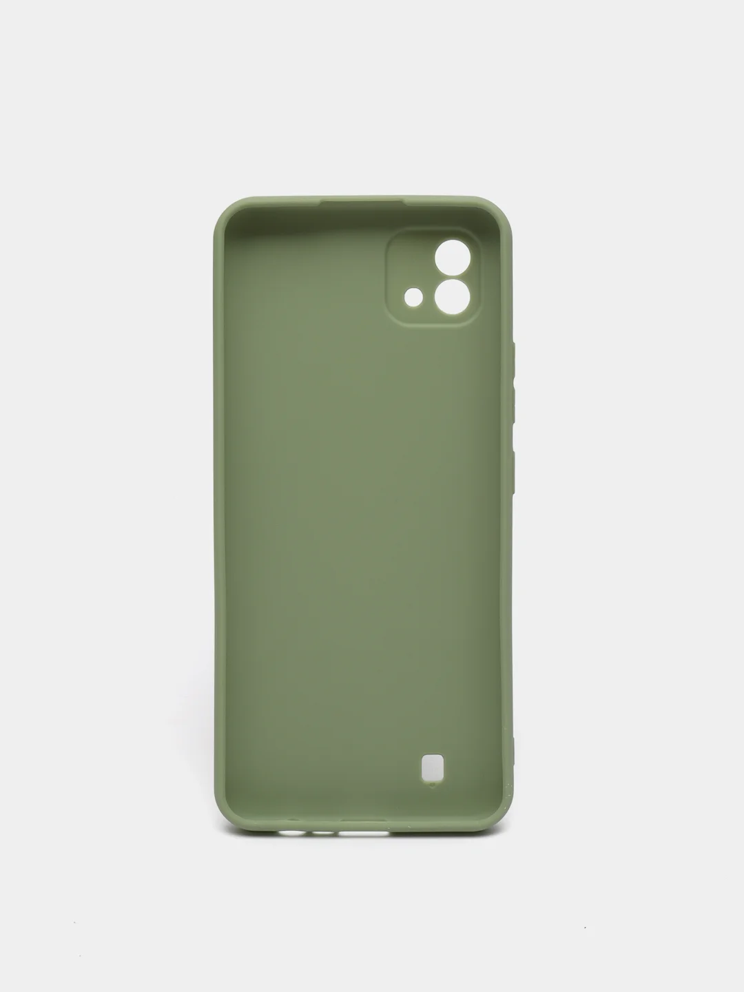 Оливковый чехол для Realme C20/C11 (2021) силиконовый матовый однотонный