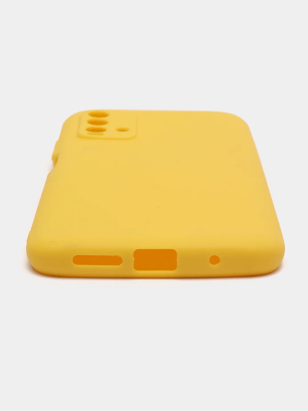 Желтый чехол для Xiaomi Redmi 9T силиконовый матовый однотонный
