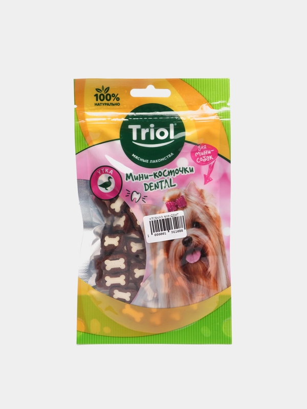 Мини-косточки DENTAL из утки для мини-собак, 50г
