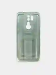 Чехол для Xiaomi Redmi Note 8 Pro, Сяоми Редми Нот 8 Про, прозрачный с карманом для карты