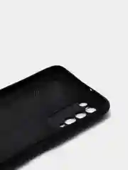 Зеленый силиконовый чехол накладка для Honor 10X Lite с текстурой кожи (под кожу)