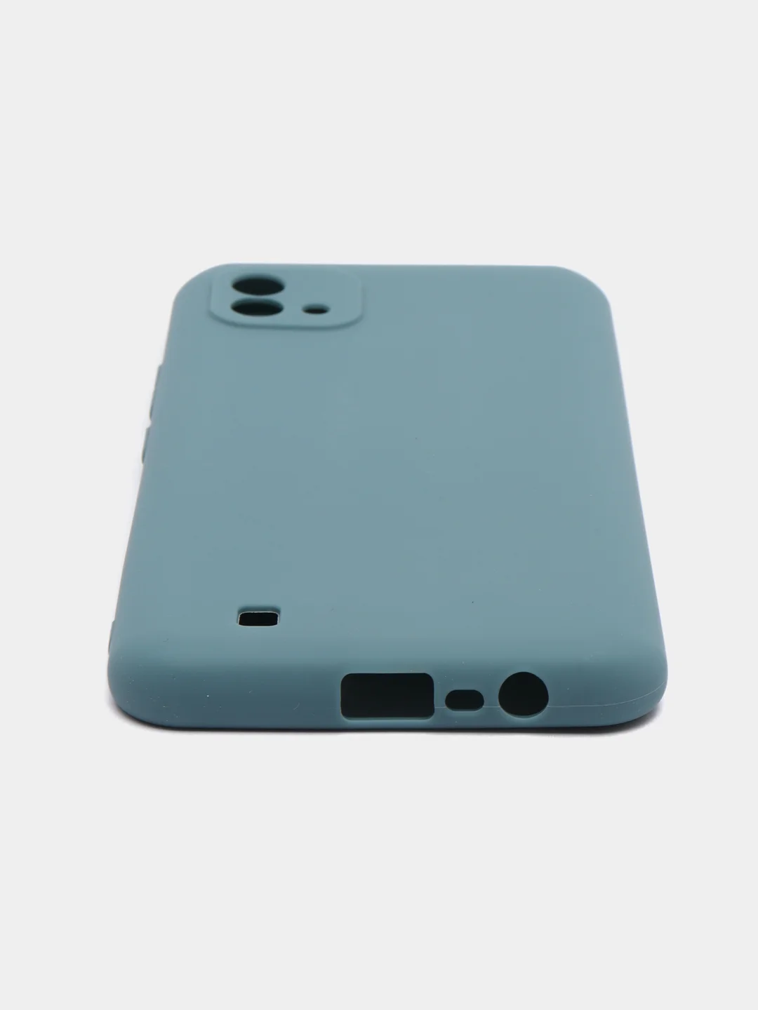 Морской чехол для Realme C20/C11 (2021) силиконовый матовый однотонный