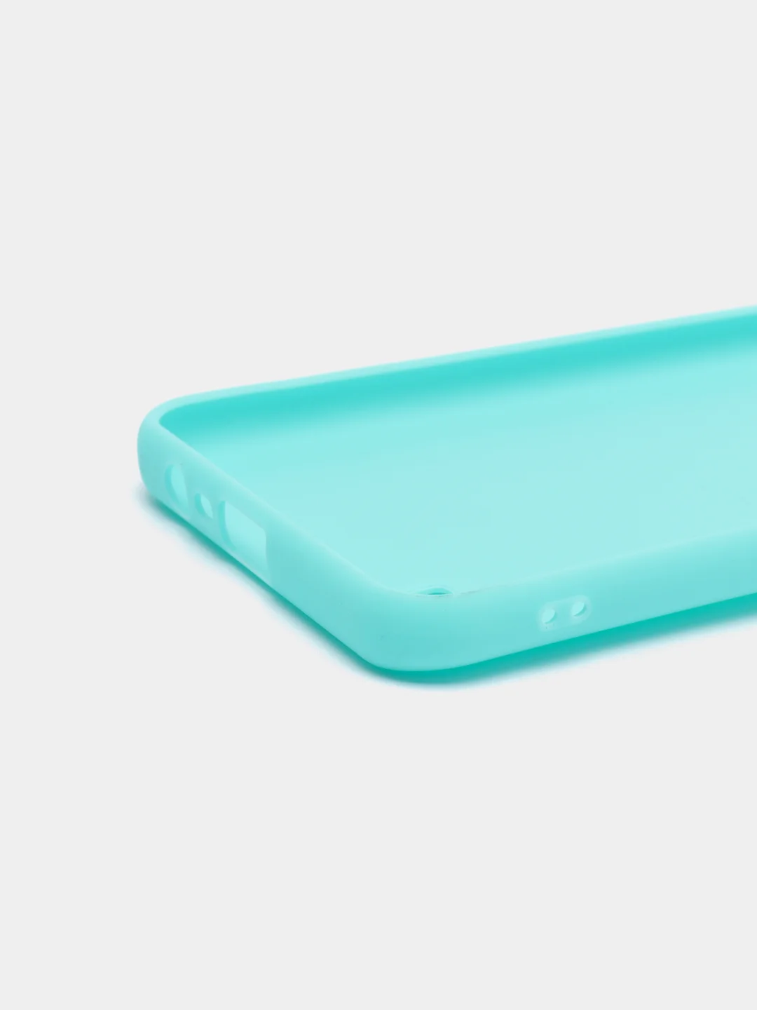 Бирюзовый чехол для Realme C20/C11 (2021) силиконовый матовый однотонный