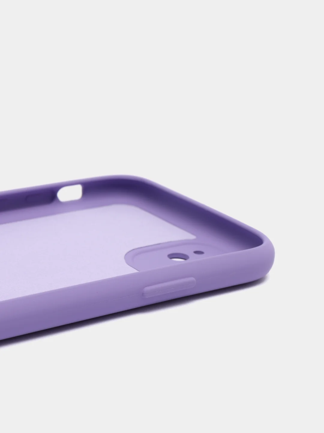 Пурпурный чехол для iPhone 11, 12 с бархатной подкладкой с картинкой / рисунком