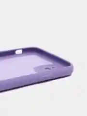 Пурпурный чехол для iPhone 11, 12 с бархатной подкладкой с картинкой / рисунком