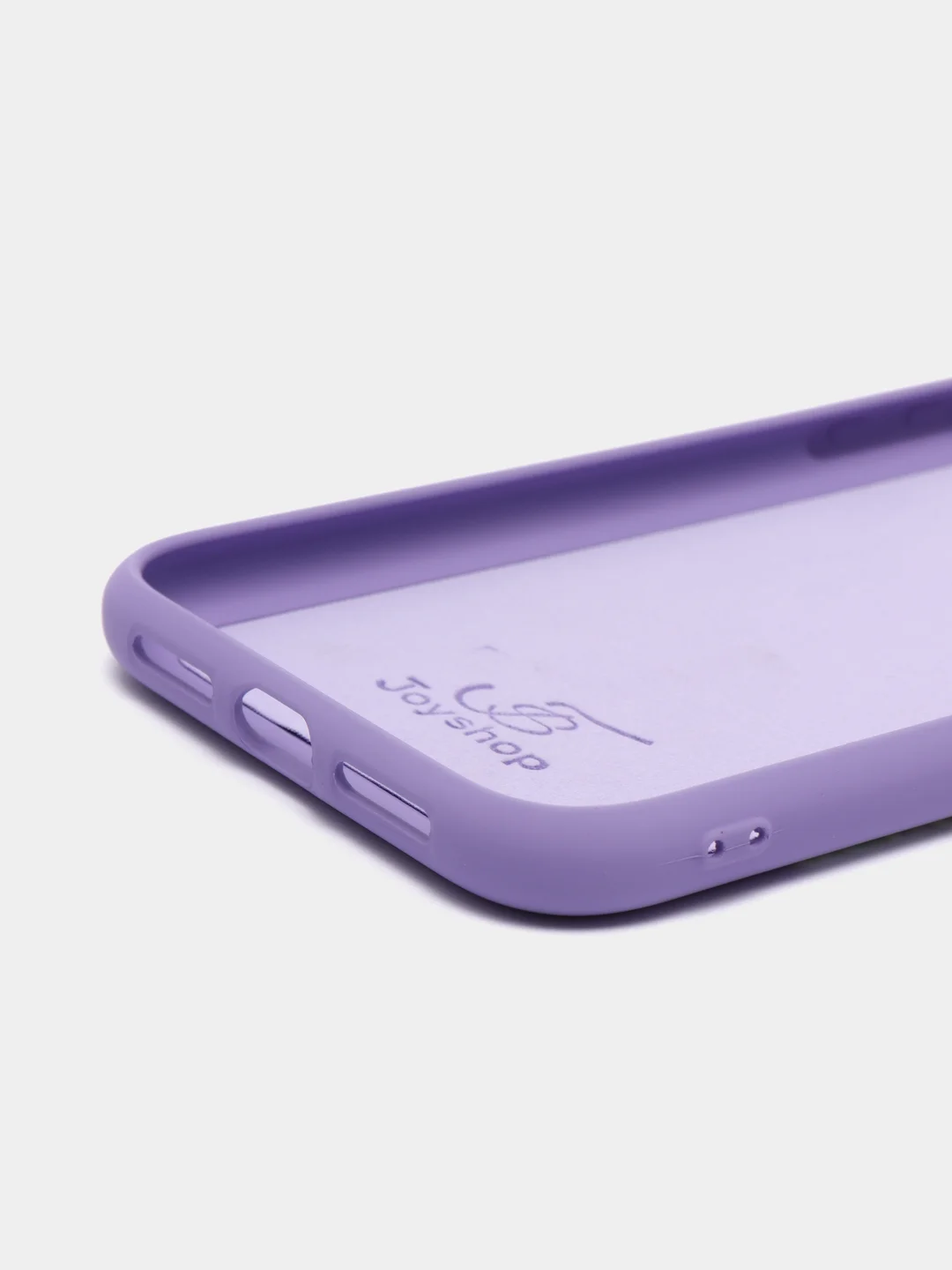Пурпурный чехол для iPhone 11, 12 с бархатной подкладкой с картинкой / рисунком