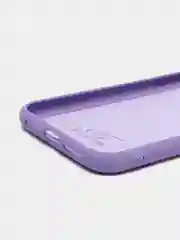 Пурпурный чехол для iPhone 11, 12 с бархатной подкладкой с картинкой / рисунком