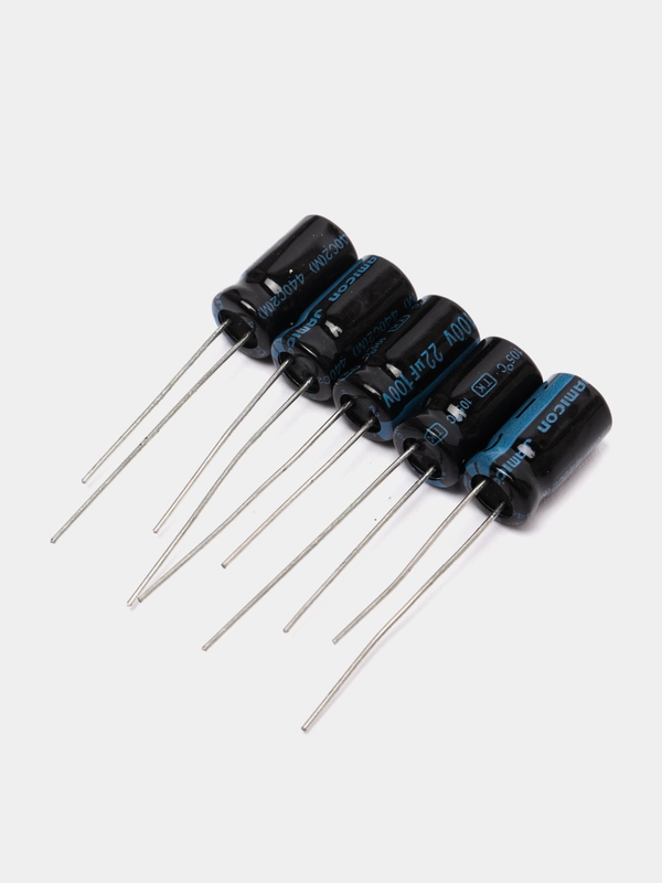 8 штук 22мкф 100В Конденсатор электролитический 22UF 100V 105C 10х21 TK JAMICON
