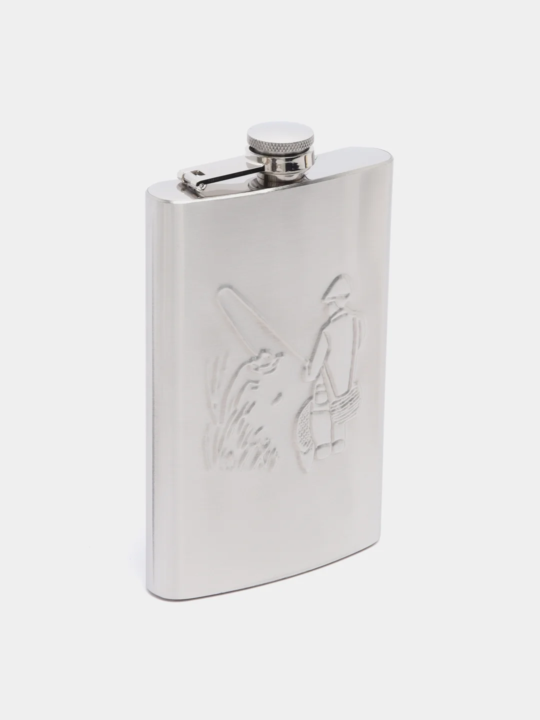 Зеленый подарочная сувенирная фляжка 8,5oz (250мл) на 23 февраля