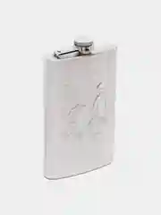 Зеленый подарочная сувенирная фляжка 8,5oz (250мл) на 23 февраля