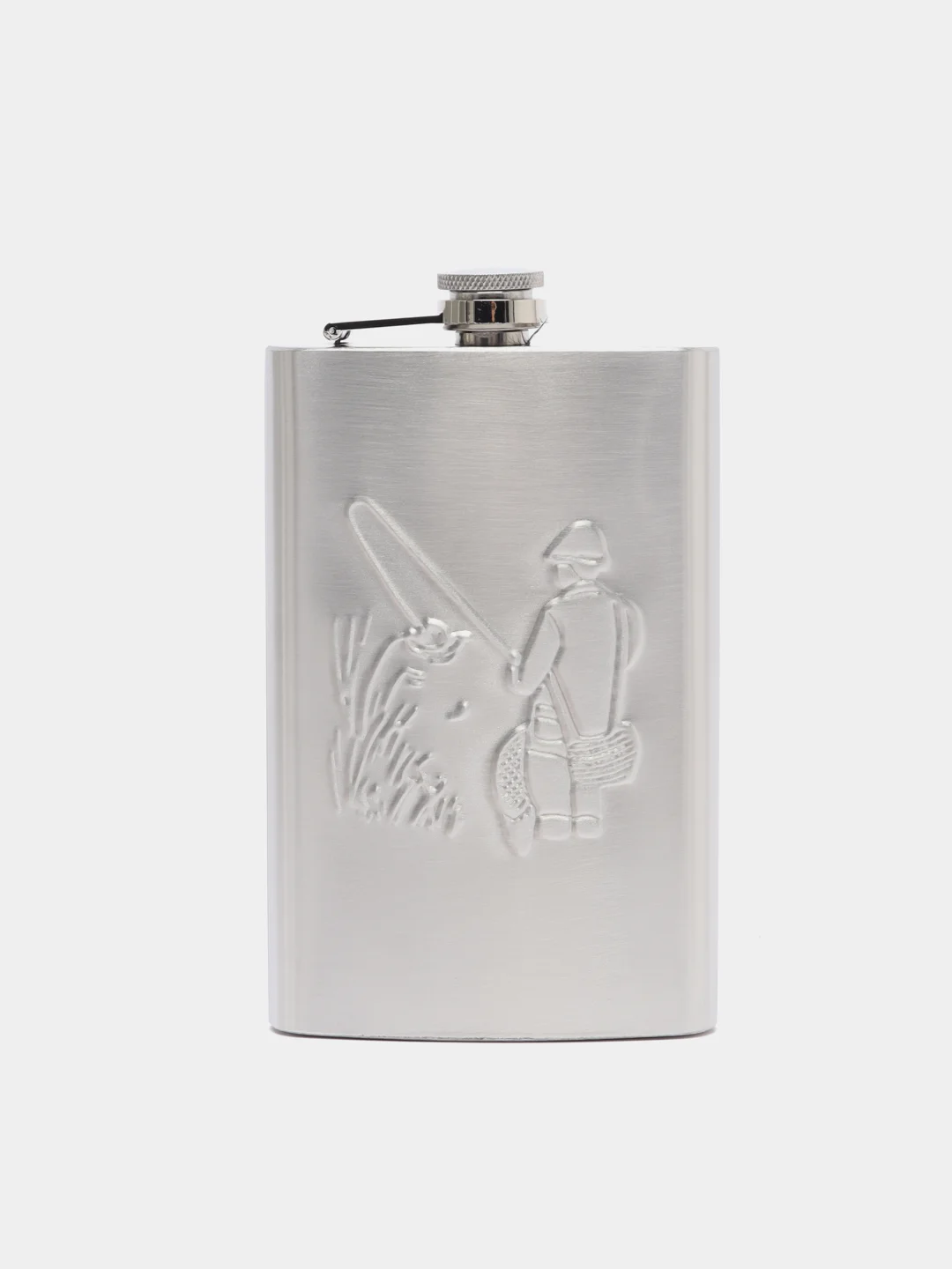 Зеленый подарочная сувенирная фляжка 8,5oz (250мл) на 23 февраля