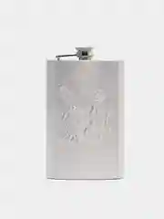 Зеленый подарочная сувенирная фляжка 8,5oz (250мл) на 23 февраля