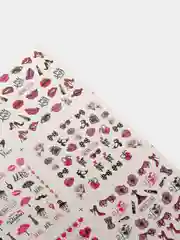 Конфетный наклейки для дизайна ногтей, 16 х 24,5 см