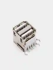 5 штук Гнездо USB 2.0 сдвоенное на плату