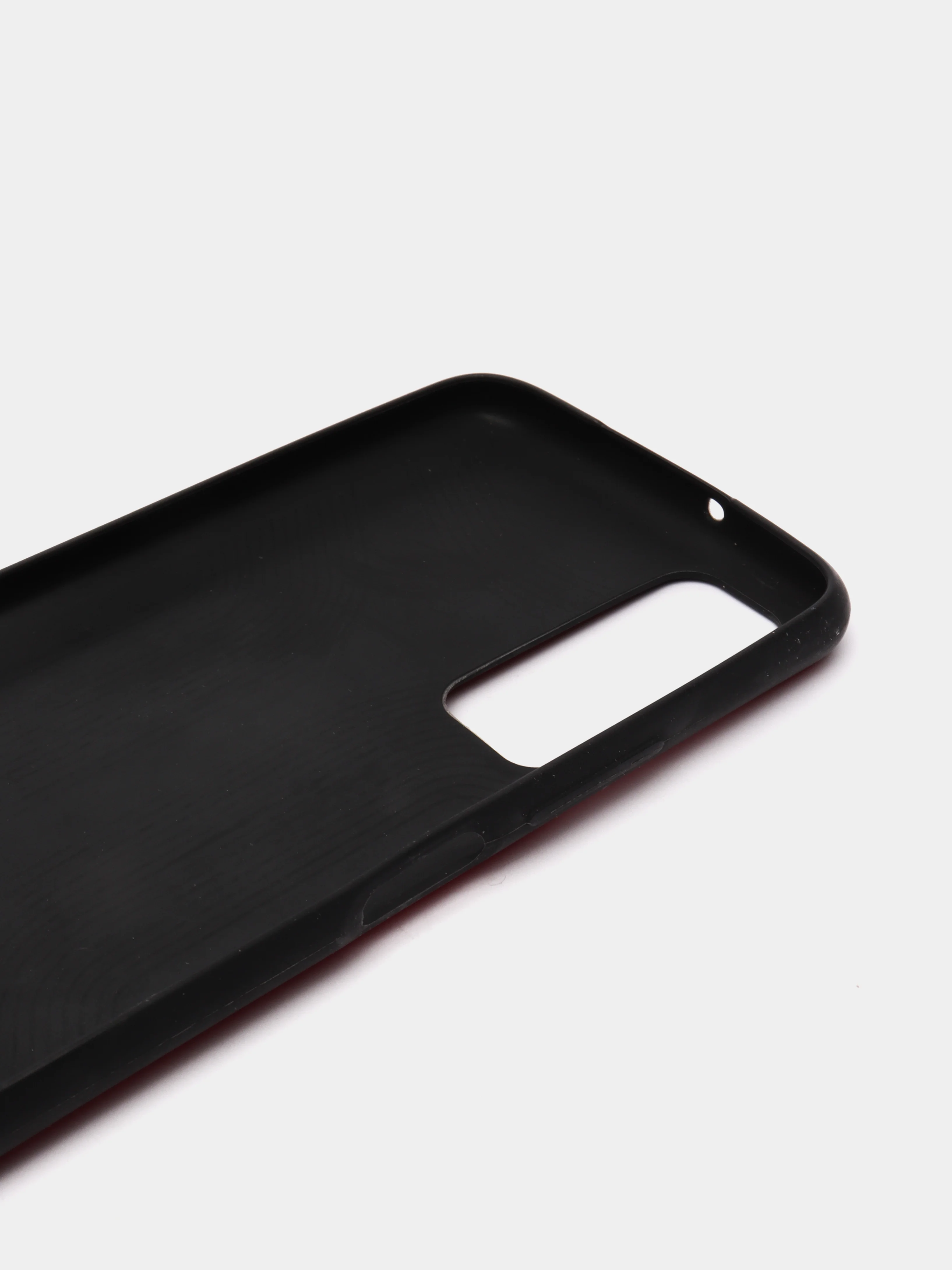 Красный чехол Huawei P Smart 2021 силиконовый, имитация кожи