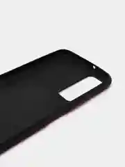 Красный чехол Huawei P Smart 2021 силиконовый, имитация кожи