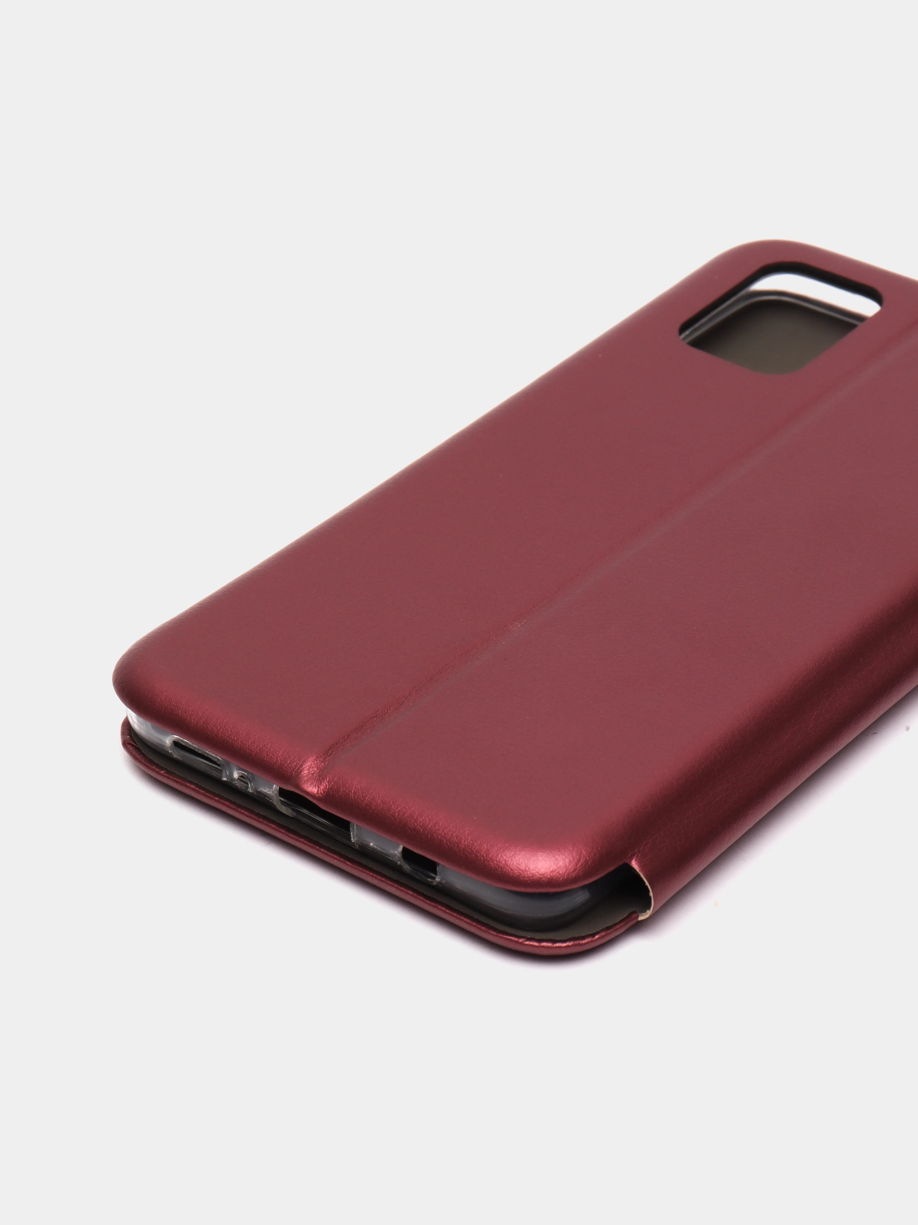 Багровый чехол-книжка для Samsung Galaxy A51