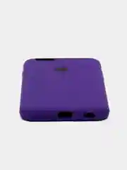 Фиолетовый cиликоновый кейс для iPhone 6, 6s, низ закрыт