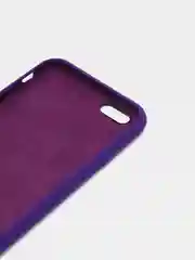 Фиолетовый cиликоновый кейс для iPhone 6, 6s, низ закрыт