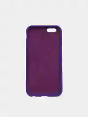 Фиолетовый cиликоновый кейс для iPhone 6, 6s, низ закрыт