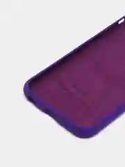 Фиолетовый cиликоновый кейс для iPhone 6, 6s, низ закрыт