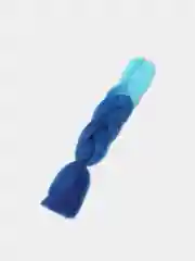 Лазурный канекалон для плетения косичек Зизи
