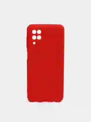 Алый чехол Silicone Cover для Samsung Galaxy A12 / M12 силиконовый