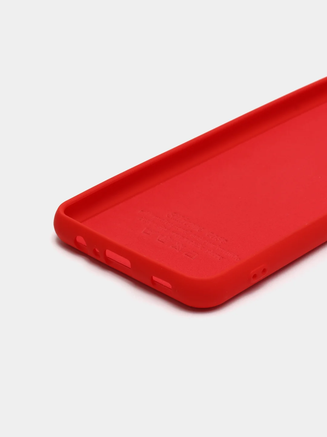 Алый чехол Silicone Cover для Samsung Galaxy A12 / M12 силиконовый