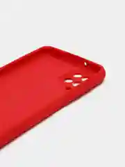 Алый чехол Silicone Cover для Samsung Galaxy A12 / M12 силиконовый