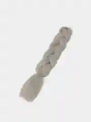 Серебряный канекалон для плетения косичек