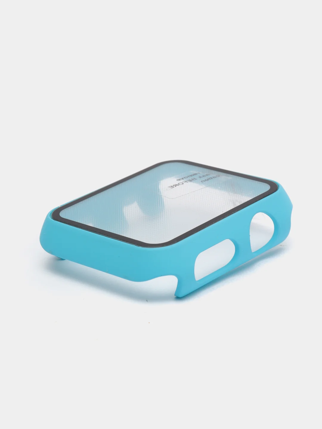 Голубой ремешок, бампер и стекло Apple Watch Classic 38 40 42 44 mm Series 1, 2, 3, 4, 5, 6, SE