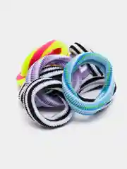 Индиго резинки для волос по 10 штук