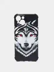 Бирюзовый чехол для iPhone 11, XR, 12, 12 Pro, 13, 13 Pro с картинкой / рисунком