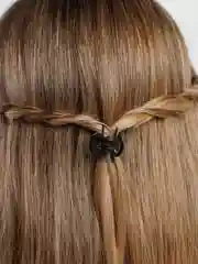 Черный крабик для волос