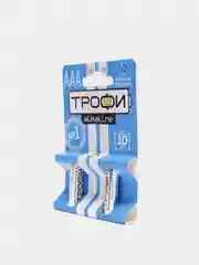 Батарейки алкалиновые Трофи AA / AAA (2 шт.), (пальчиковые / LR6, мизинчиковые / LR03)
