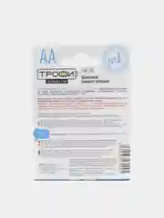Батарейки алкалиновые Трофи AA / AAA (2 шт.), (пальчиковые / LR6, мизинчиковые / LR03)